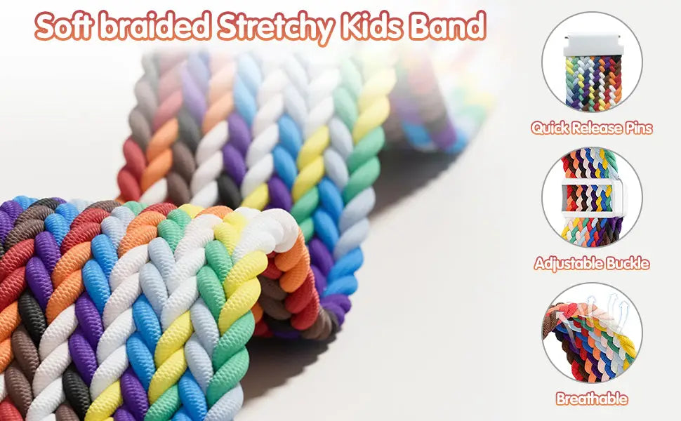 Find the Ideal Kids’ Watch Bands: Nylon Silicone Braided and Scrunchie