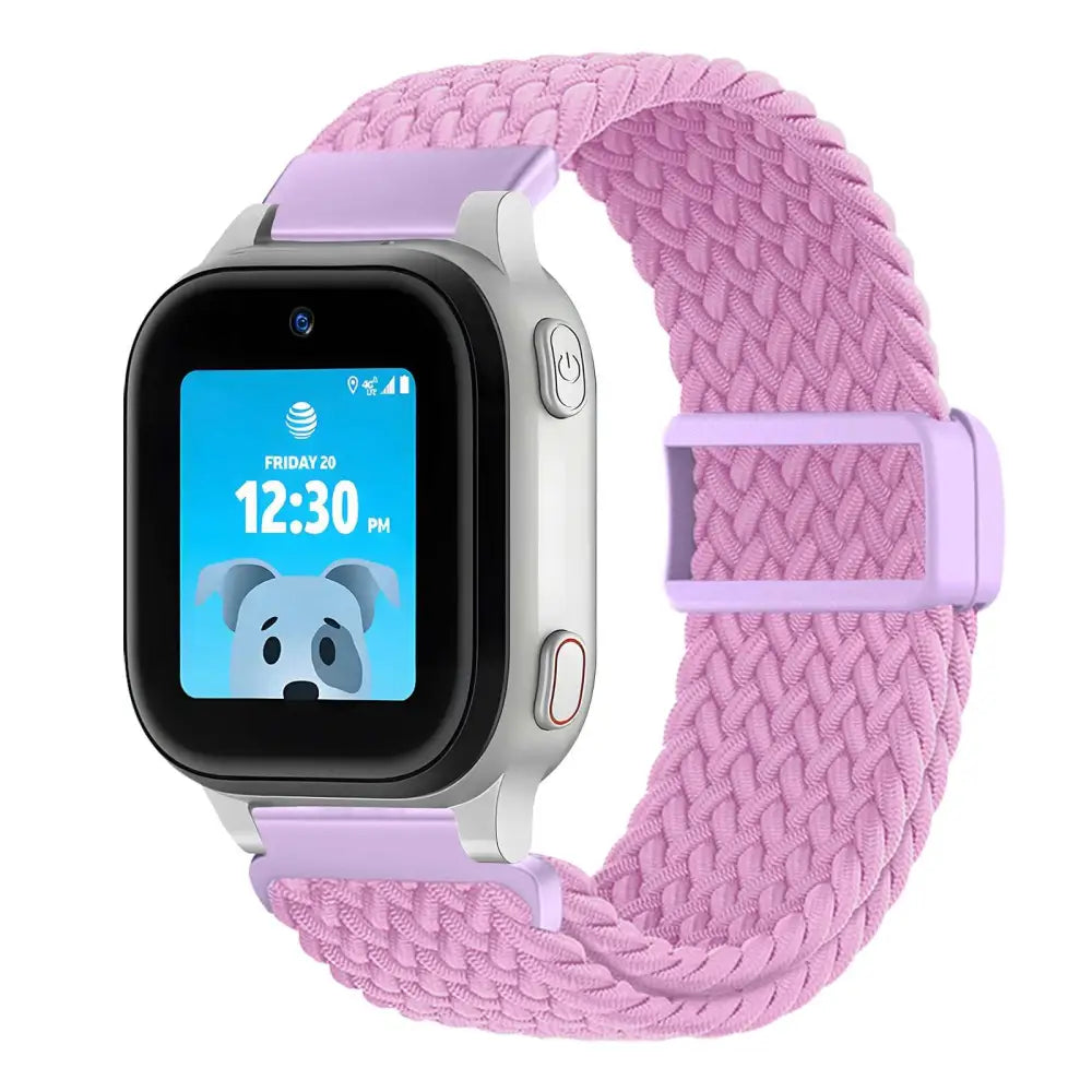 KidTime Braided band for AT&T amiGO Jr. Watch - Purple - watch band for kids