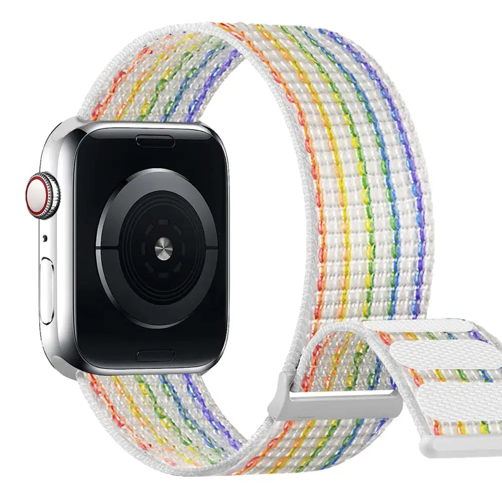 KidTime Braided Band for Kids fits Apple Watch - 38/40/41mm / RainBow - watch band for kids