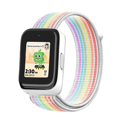 KidTime Nylon Band for T-Mobile Syncup Kids Watch - Rainbow - Watch Band for Kids