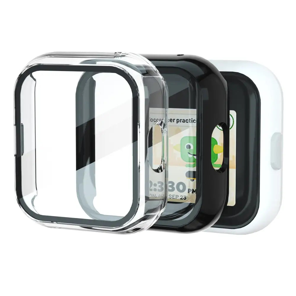 KidTime Screen Protector Case for T-Mobile SyncUP Kids Watch 1 - Clear + Black - Watch Case