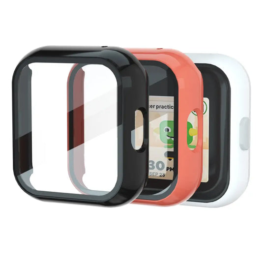 KidTime Screen Protector Case for T-Mobile SyncUP Kids Watch 1 - Black + Orange - Watch Case