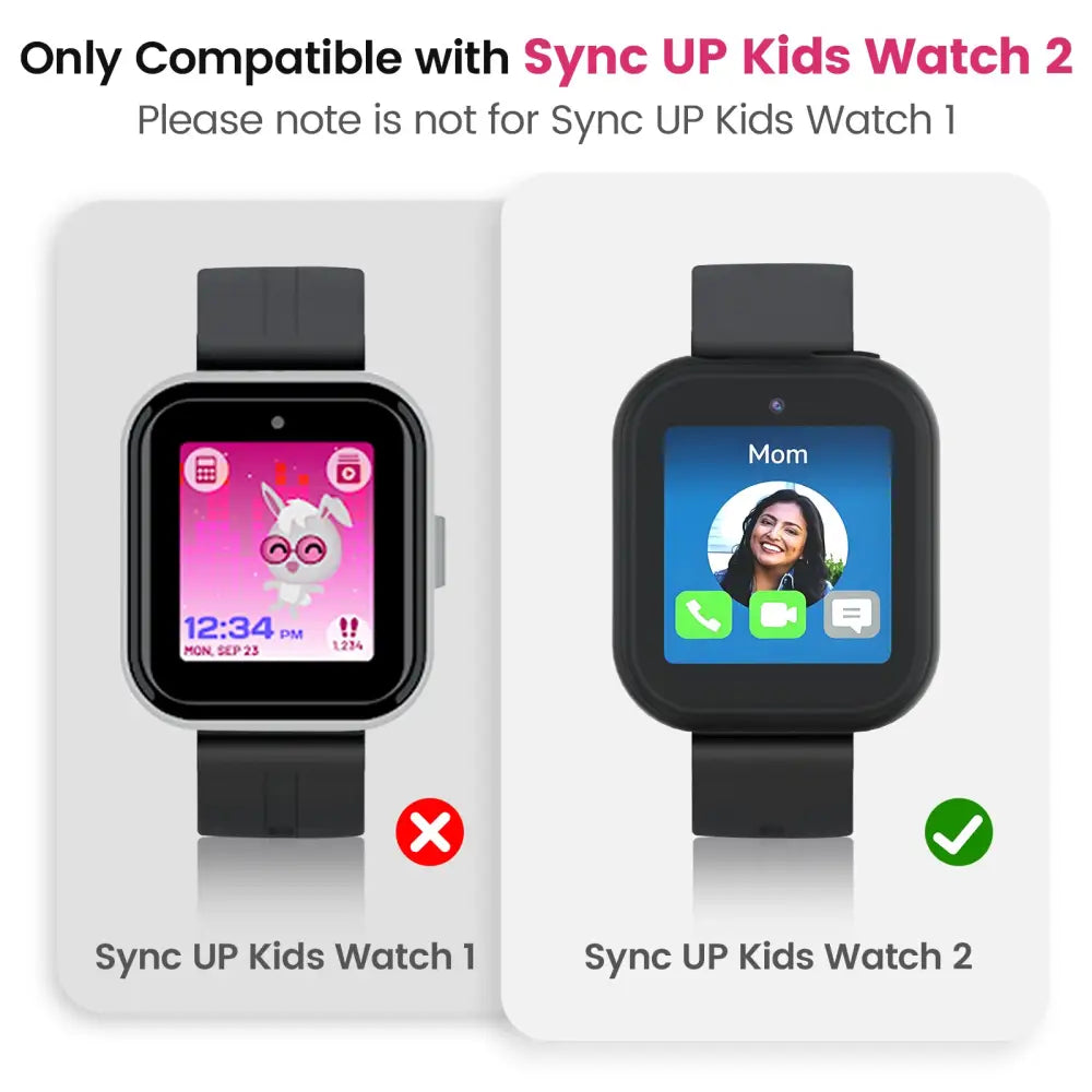 KidTime Screen Protector Case for T-Mobile SyncUP Kids Watch 2 - Watch Case