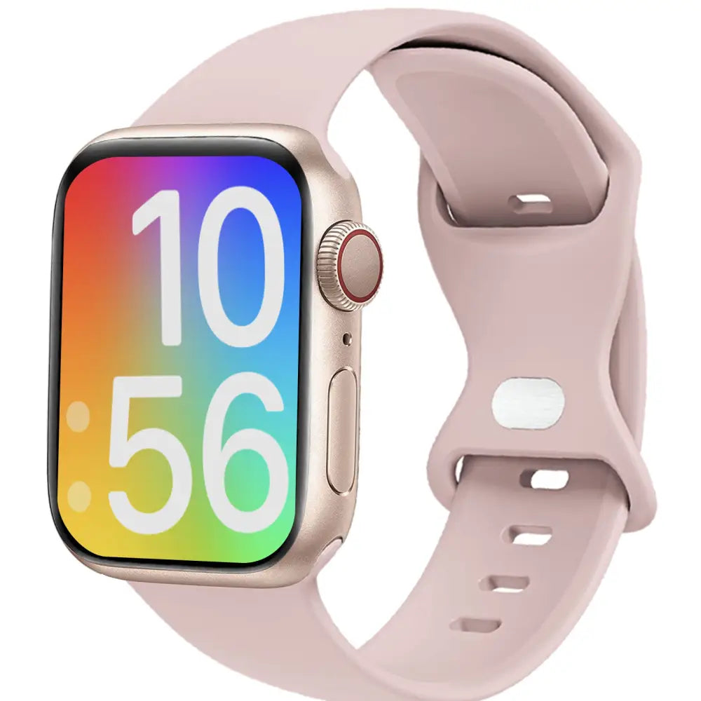 KidTime Soft Silicone Band for Kids fits Apple Watch - 38/40/41mm / Sand Pink - Watch Band for Kids