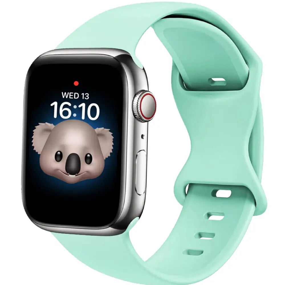 KidTime Soft Silicone Band for Kids fits Apple Watch - 38/40/41mm / Teal - Watch Band for Kids