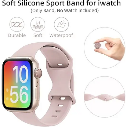 KidTime Soft Silicone Band for Kids fits Apple Watch - Watch Band for Kids