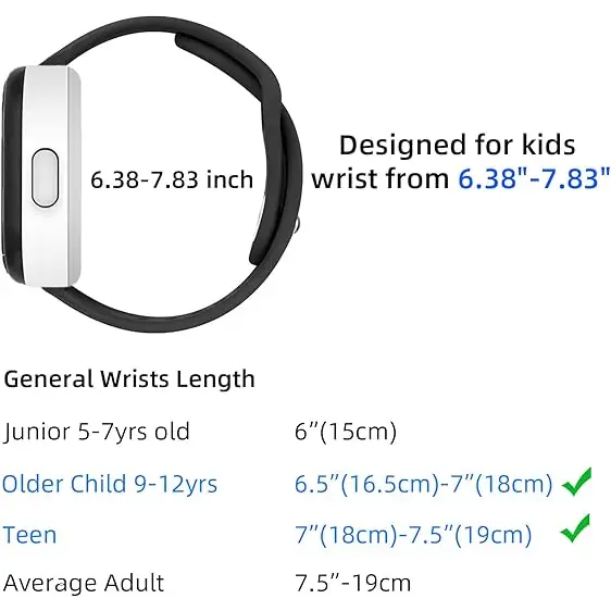 KidTime Soft Silicone Band for T-Mobile Syncup Kids Watch - Watch Band for Kids