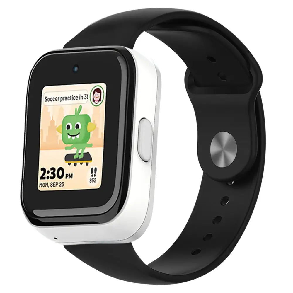 KidTime Soft Silicone Band for T-Mobile Syncup Kids Watch - Black - Watch Band for Kids